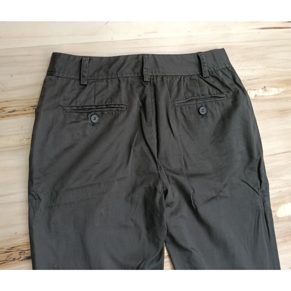 Calvin Klein Women Pants Size 2 Olive Army Green Stretch Mid Rise Casual Trouser - Picture 8 of 13